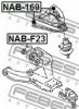 FEBEST NAB-F23 Control Arm-/Trailing Arm Bush